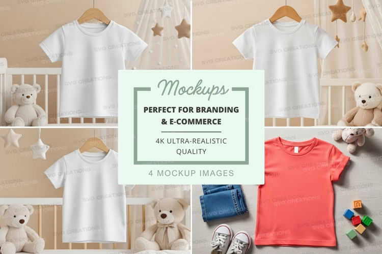 Mockup: children's clothing and accessories