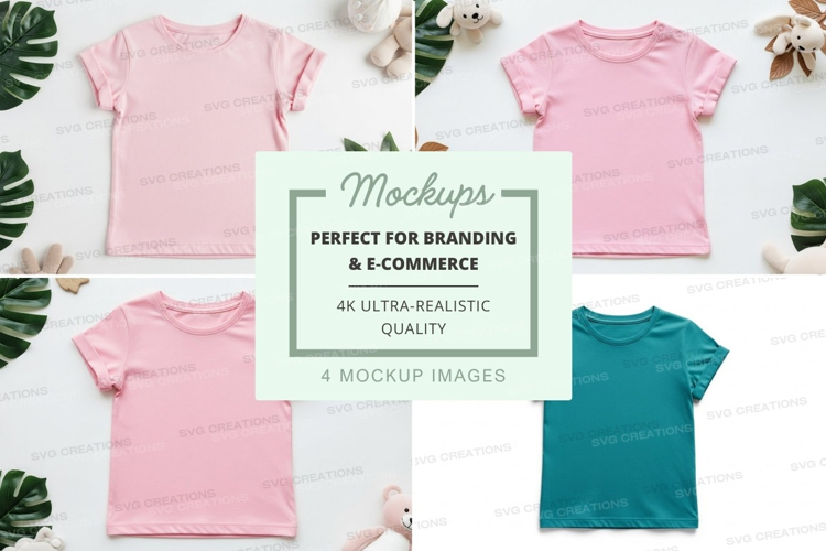 Mockup: children's t-shirts collection