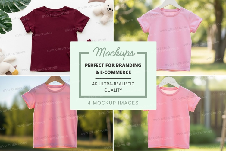 Mockup: children's clothing collection