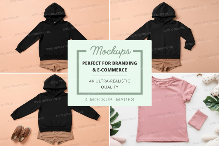 Mockup: casual kids' outfits