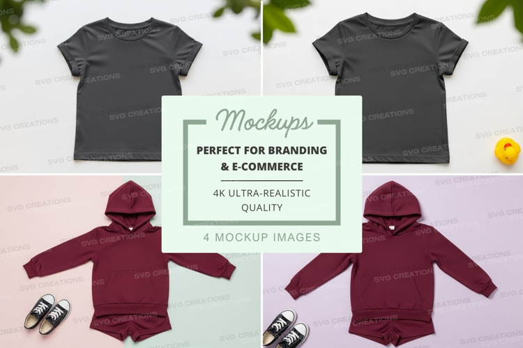 Mockup: children's clothing collection