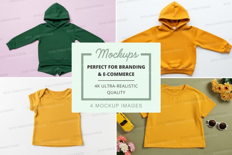 Mockup collection of casual wear