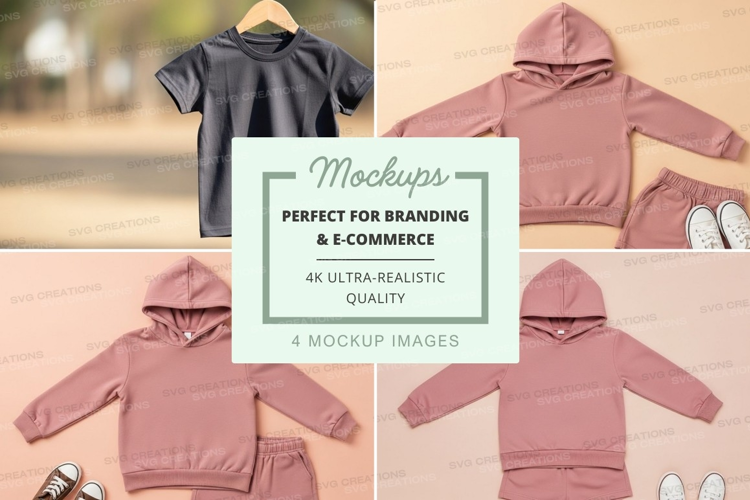 Mockup: casual kids' outfits