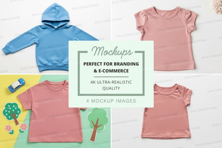 Mockup: kids' clothing collection
