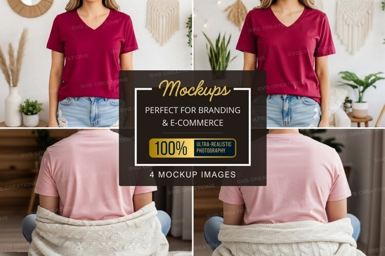 T-shirt mockup example image 1
