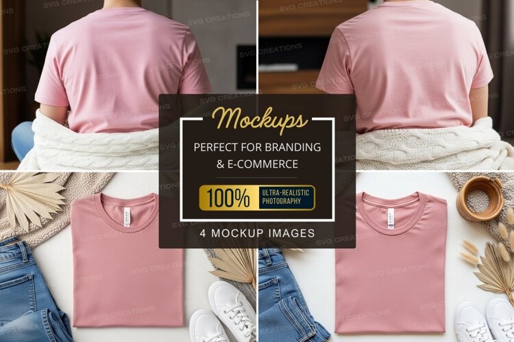 T-shirt mockup example image 1