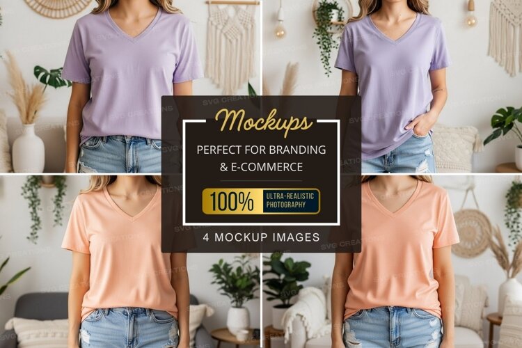 T-shirt mockup example image 1