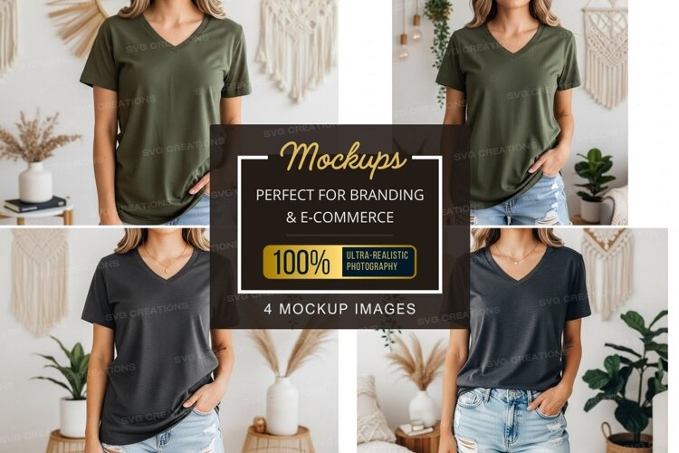 T-shirt mockup example image 1
