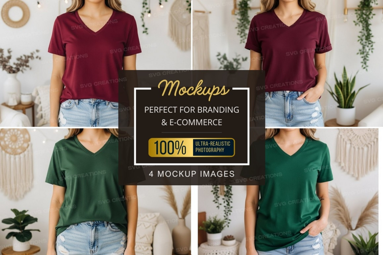T-shirt mockup collection