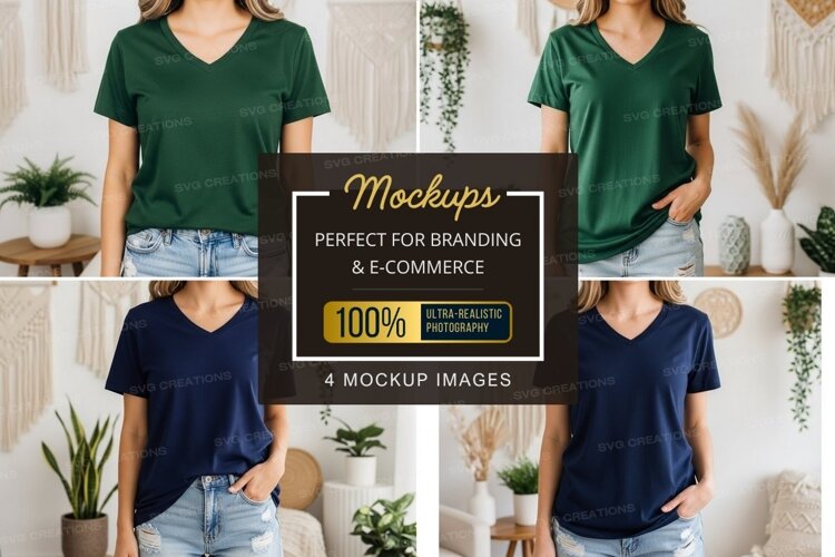 T-shirt mockup example image 1
