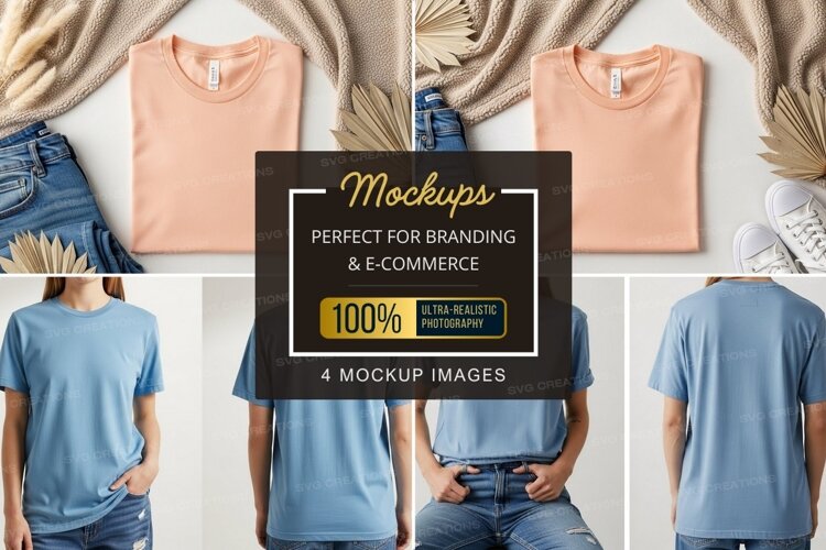 T-shirt mockup example image 1