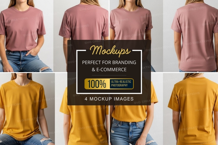 T-shirt mockup collection