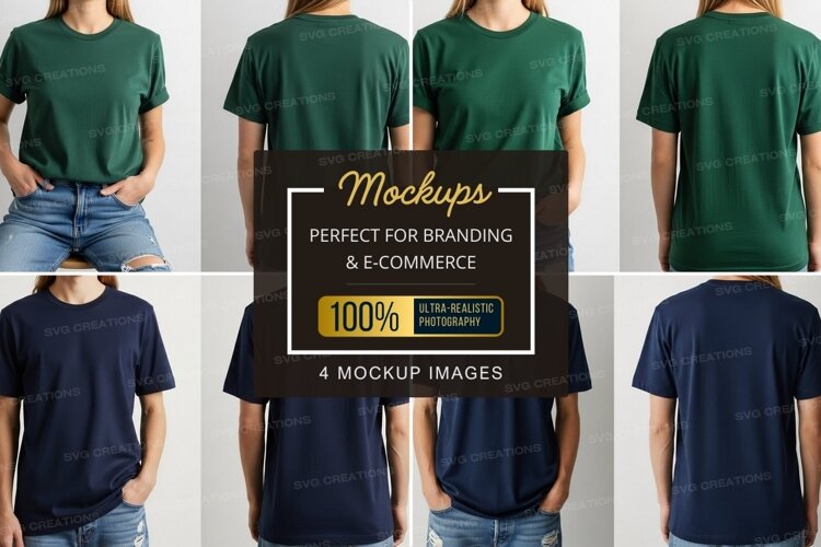 T-shirt mockup example image 1