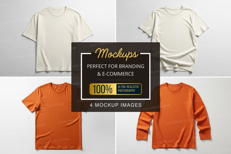 White Tshirt Mockup Image 8