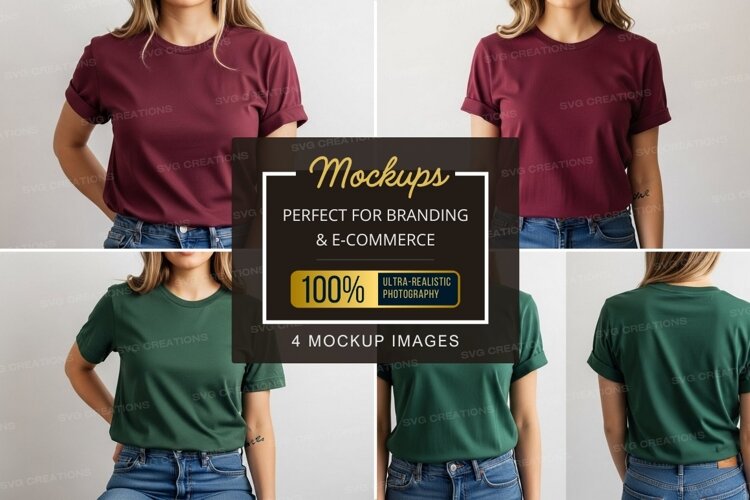 T-shirt mockup example image 1