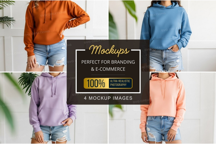 Colorful hoodie collection