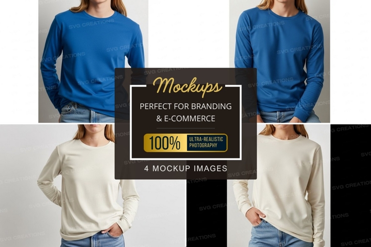 White Tshirt Mockup Image 5