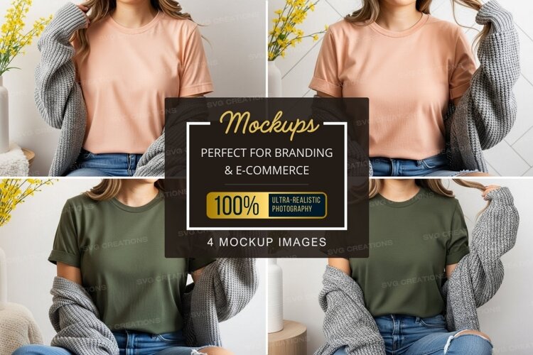T-shirt mockup example image 1
