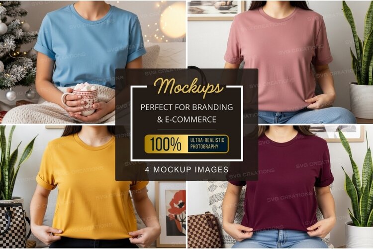 T-shirt mockup example image 1