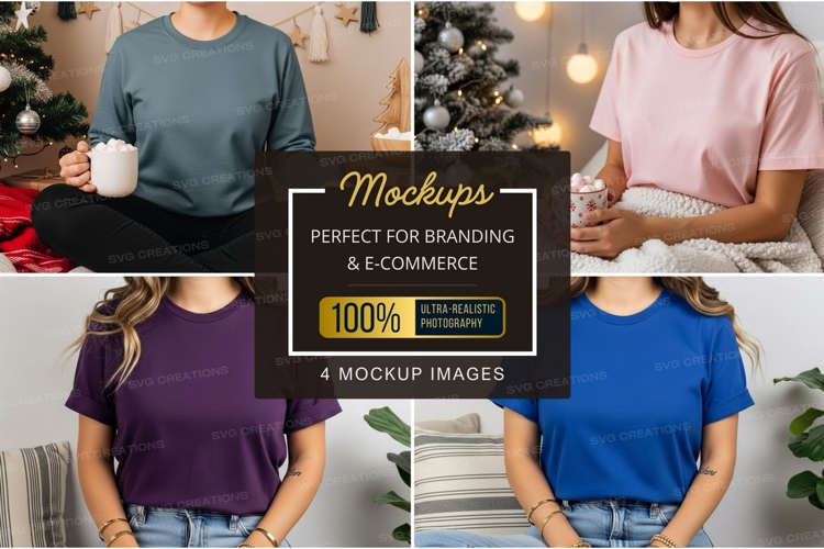 Cozy t-shirt mockup