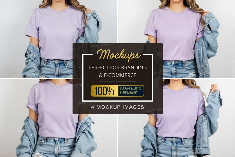 Casual t-shirt mockup