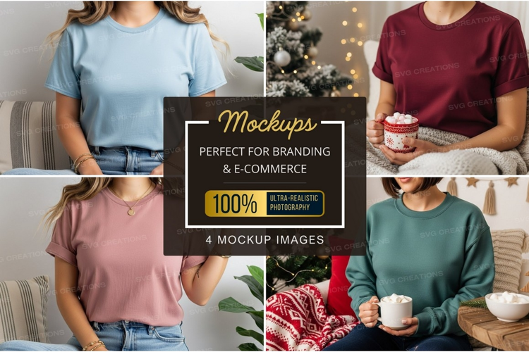 Cozy t-shirt mockup
