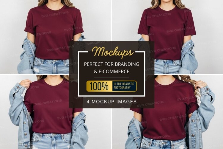 T-shirt mockup example image 1