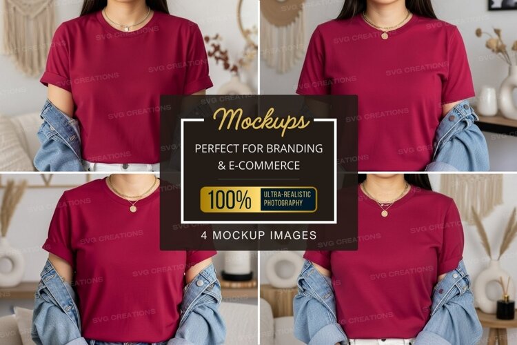 T-shirt mockup example image 1