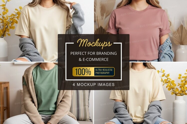 T-shirt mockup example image 1