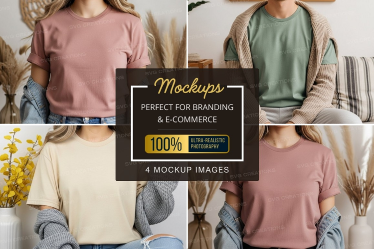 T-shirt mockup collection