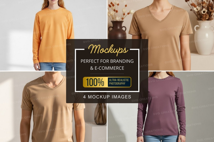 T-shirt mockup collection