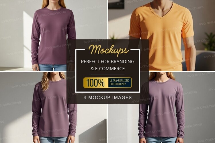 T-shirt mockup example image 1