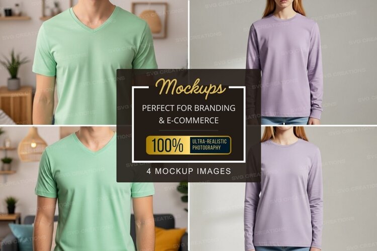 T-shirt mockup example image 1