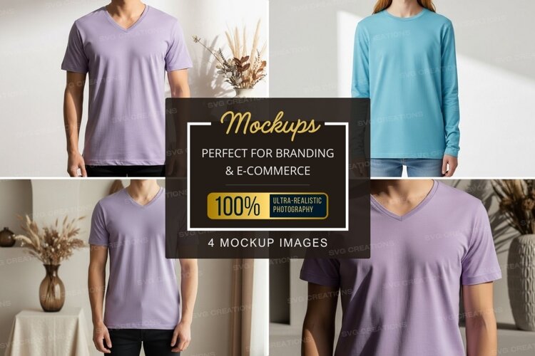 T-shirt mockup example image 1