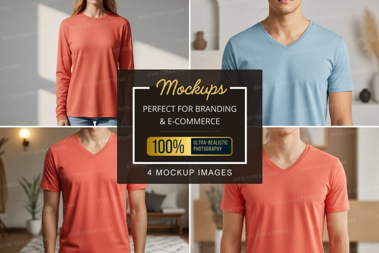 T-shirt mockup collection