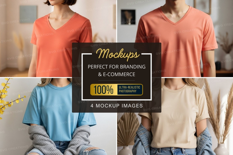 T-shirt mockup collection