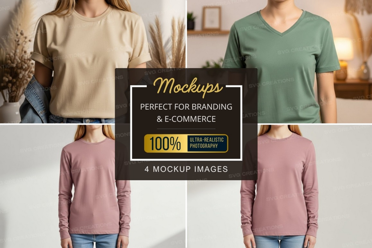 T-shirt mockup collection