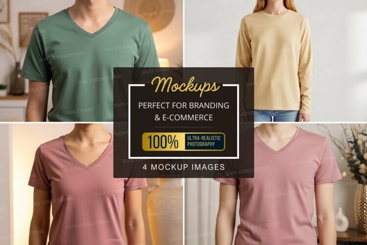 T-shirt mockup example image 1