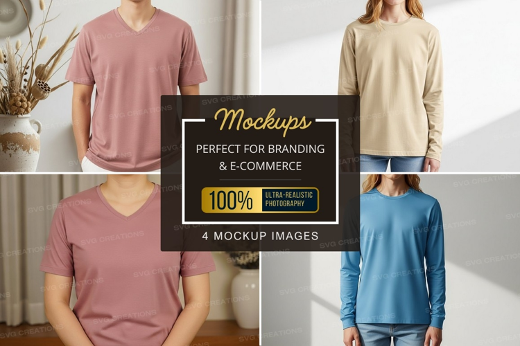 T-shirt mockup collection
