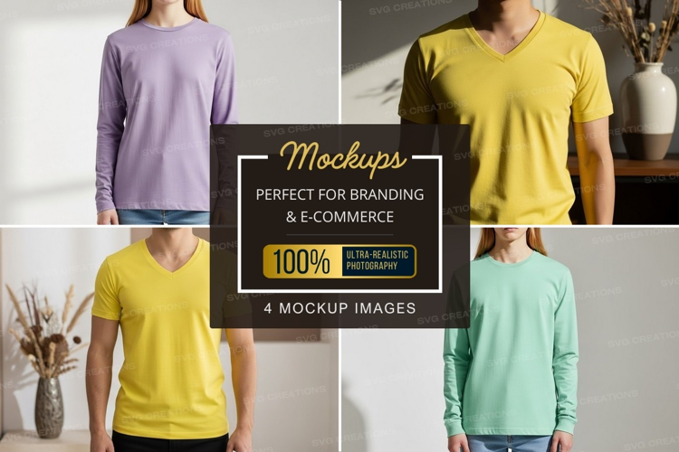 T-shirt mockup collection