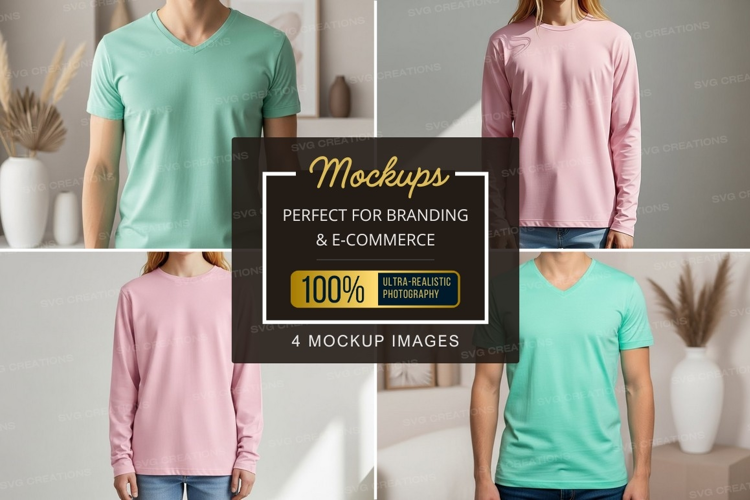 T-shirt mockup collection