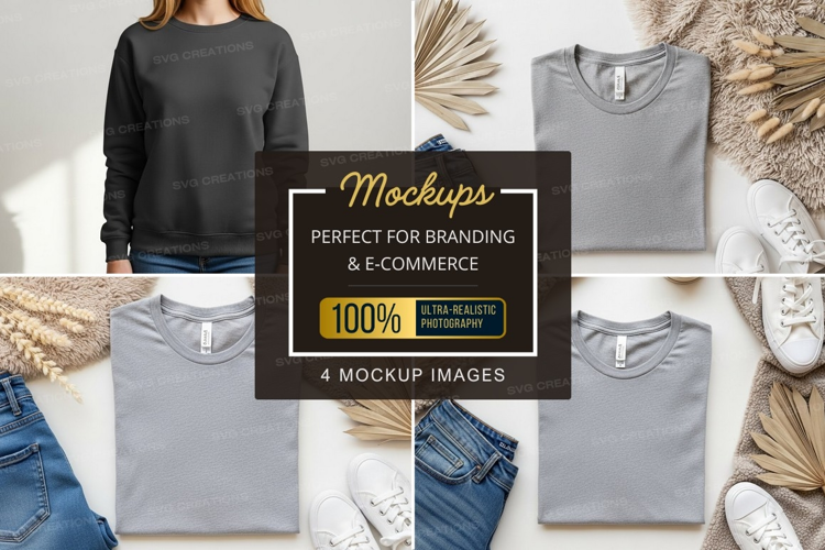 Casual t-shirt mockup