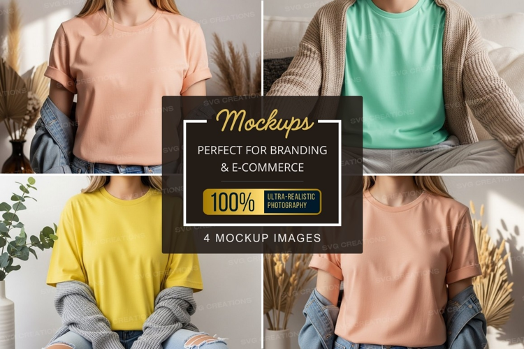 T-shirt mockup collection