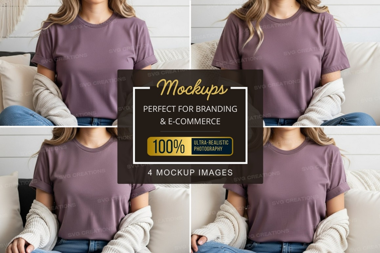 Casual relaxation in a t-shirt