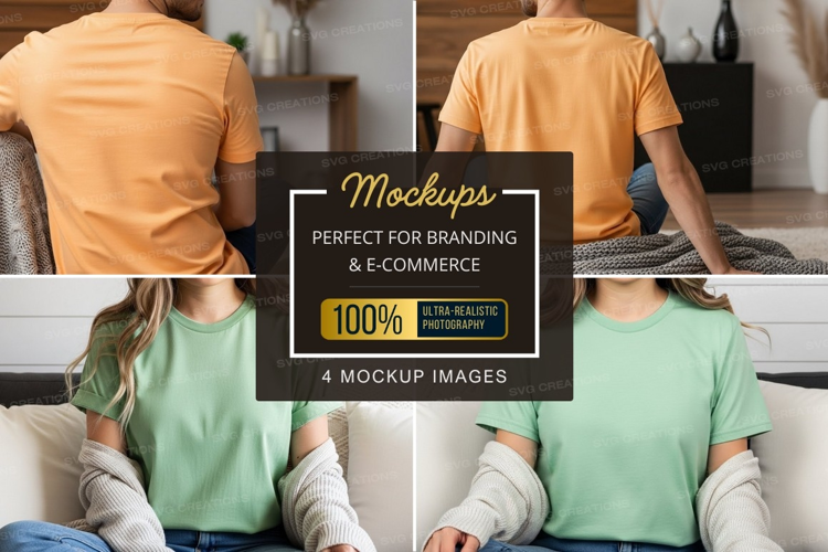 Family time t-shirt mockup