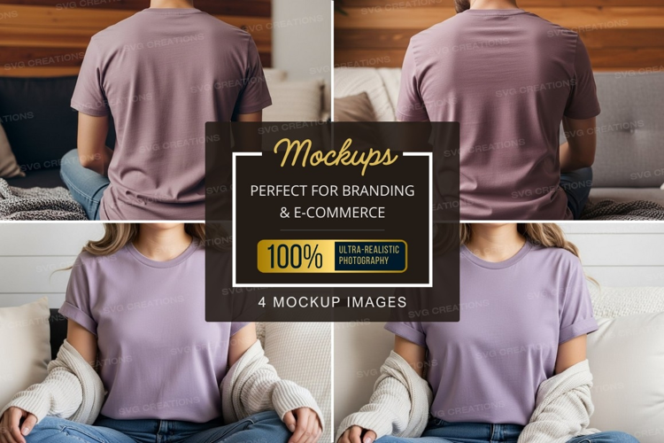 Family time t-shirt mockup