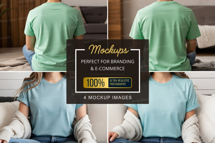 Family time t-shirt mockup