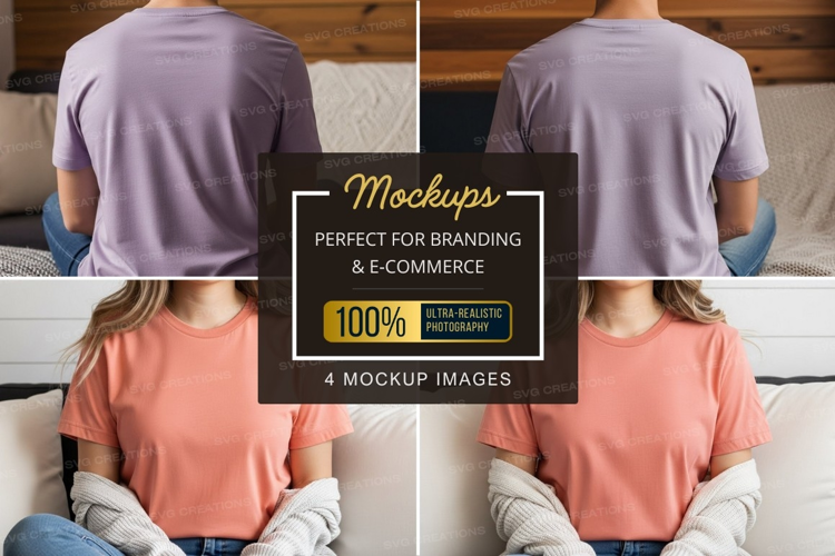 Family time t-shirt mockup