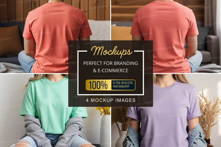Family time t-shirt mockup