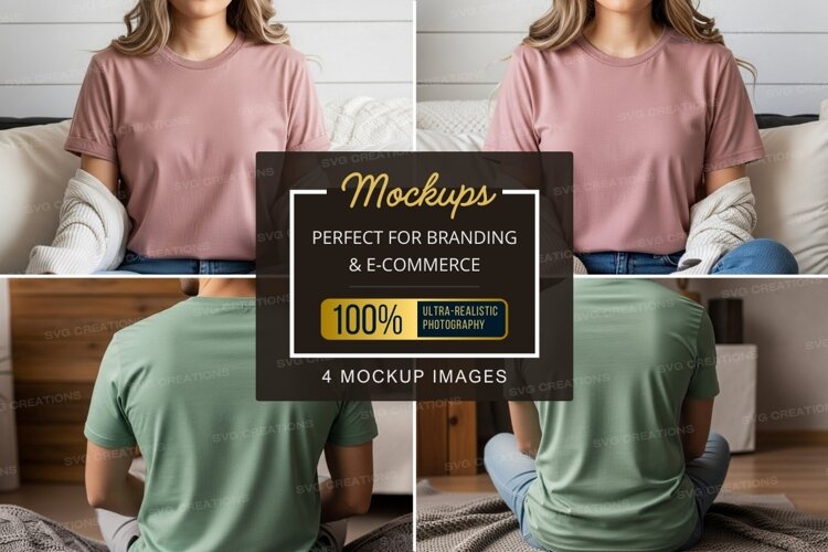 T-shirt mockup example image 1